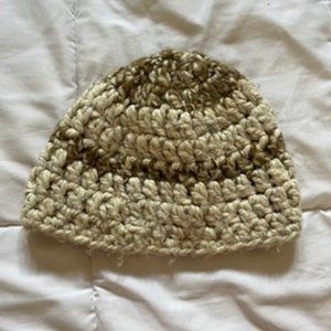 HANDMADE Loose-knit Beanie in Oatmeal